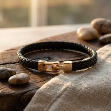 Мъжка златна гривна R19