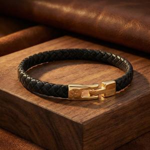 Мъжка златна гривна R19