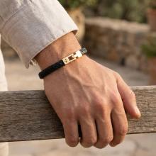 Мъжка златна гривна R19