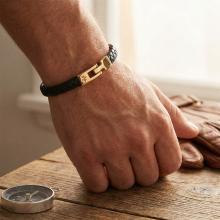 Мъжка златна гривна R19