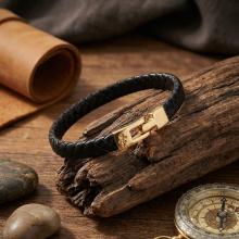 Мъжка златна гривна R19