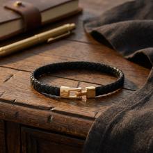 Мъжка златна гривна R19