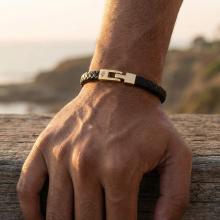 Мъжка златна гривна R19