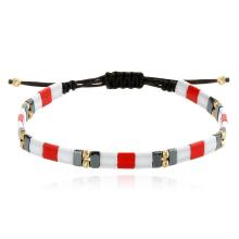 Мъжка гривна със златни топчета и хематит