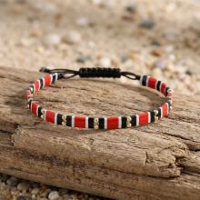 Мъжка гривна със златни топчета и хематит