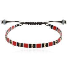 Мъжка гривна със златни топчета и хематит