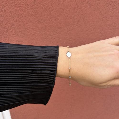 Златна гривна с плочка Дорика