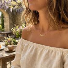 Златно колие Amour