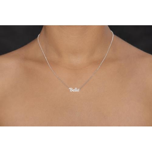 Сребърно колие Bella