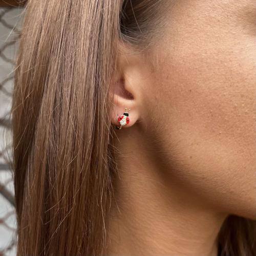 Златни обеци Калинки