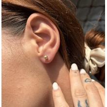 Златни обеци топче