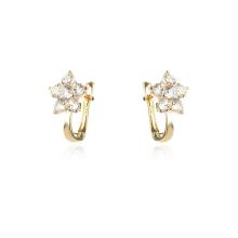 Детски златни обеци Цветенца