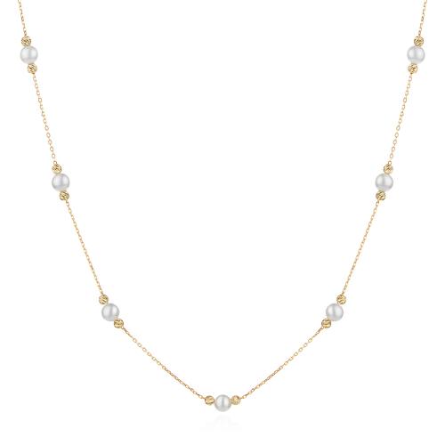 Златно колие Pearls