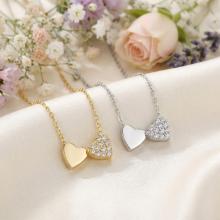 Златно колие Нежни Сърца