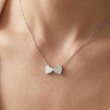 Златно колие Нежни Сърца