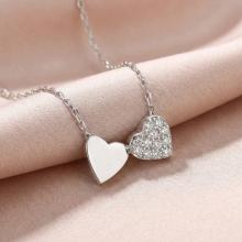 Златно колие Нежни Сърца