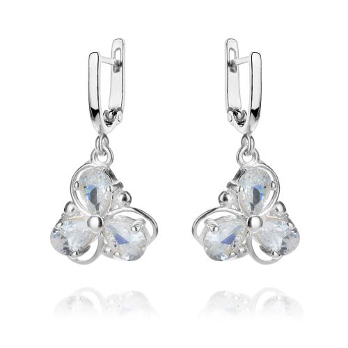 Сребърен Комплект 7143 Обеци, Пръстен и Медальон