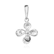 Сребърен комплект с циркони 7100