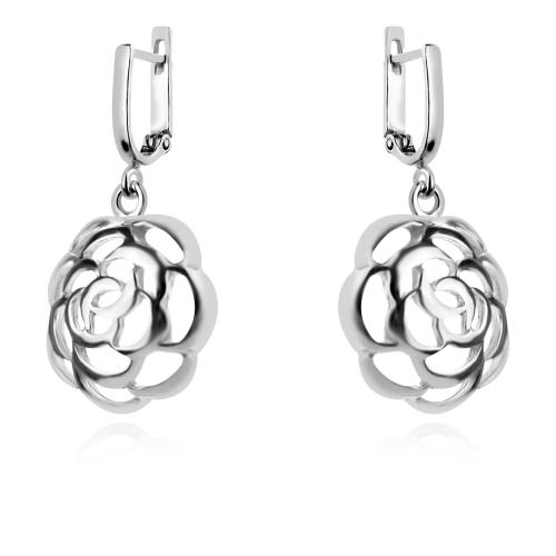 Сребърен комплект розички