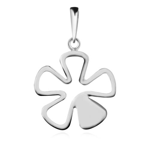 Сребърен Комплект Обеци и медальон 7159