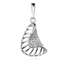 Сребърен Комплект Обеци и Медальон 7166