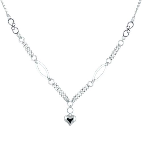 Сребърно колие Infinity Love - mini