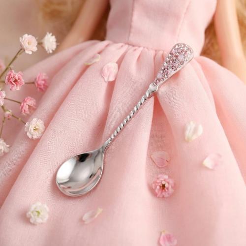 Сребърна лъжица с кристали от Sw® L1 Marilyn
