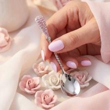 Сребърна лъжица с кристали от Sw® L1 Marilyn