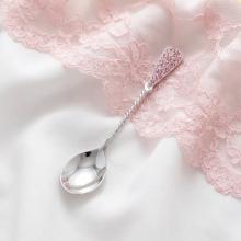 Сребърна лъжица с кристали от Sw® L1 Marilyn