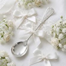 Сребърна лъжица L6