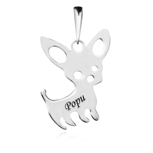 Сребърен медальон Doggy