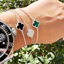 Сребърна гривна One Cleef