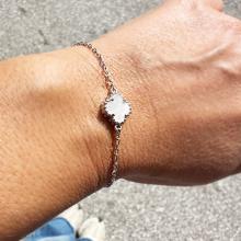Сребърна гривна One Cleef