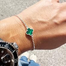Сребърна гривна One Cleef