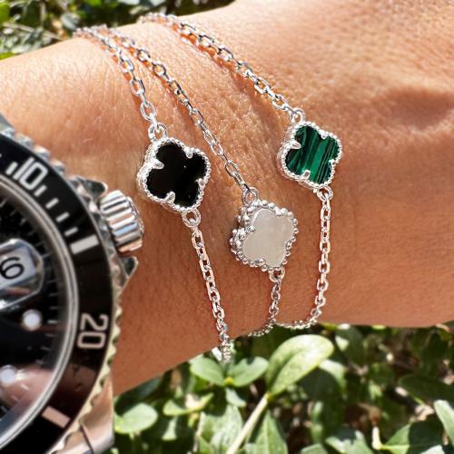 Сребърна гривна One Cleef