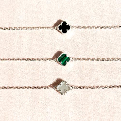 Сребърна гривна One Cleef