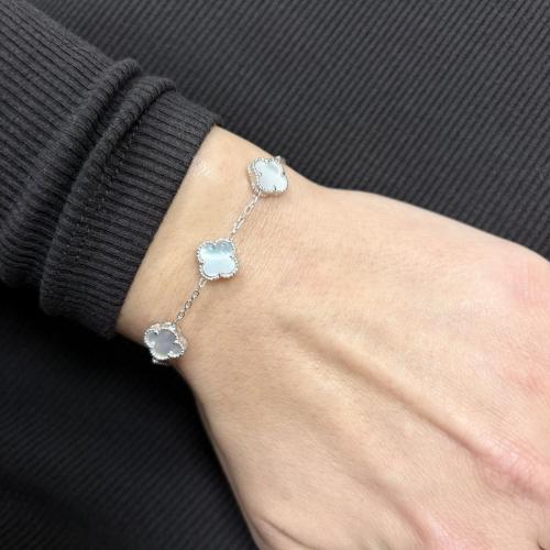 Сребърна гривна One Cleef-9мм