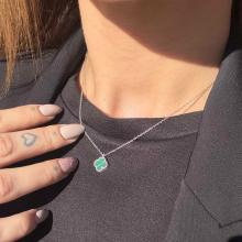 Сребърно колие One Cleef-9мм