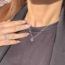 Сребърно колие One Cleef-9мм