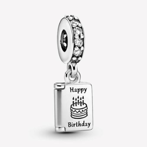 Сребърен Талисман Happy Birthday