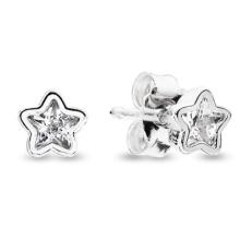 Сребърни обеци Star