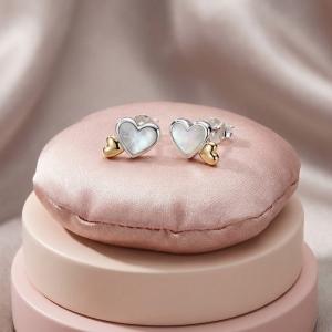 Сребърни обеци In Love