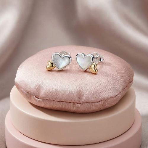 Сребърни обеци In Love