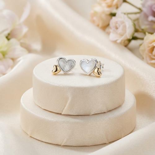 Сребърни обеци In Love