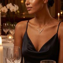 Златно колие Vivian