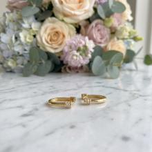 Златни обеци  TIFA