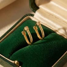 Златни обеци  TIFA