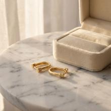 Златни обеци  TIFA