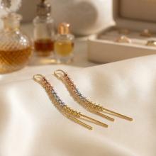 Трицветни Златни обеци Tricolore Трицветни Златни обеци Tricolore