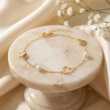 Златна гривна Pure love